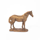 Brushed Bronze Horse Sculpture