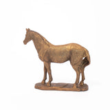 Brushed Bronze Horse Sculpture