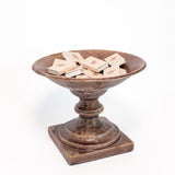 Glazed Ceramic Pedestal Bowl