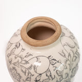 Floral Sketch Vase - Tall