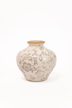 Floral Sketch Vase - Short
