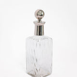 Rippled Glass Decanter with Metal Stopper - 2 Sizes