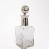 Rippled Glass Decanter with Metal Stopper - 2 Sizes