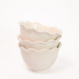 Ruffle Stoneware Bowl