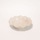 Ruffle Stoneware Shallow Bowl