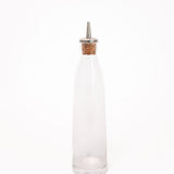 Glass Cruet with Stainless Steel Pour Spout