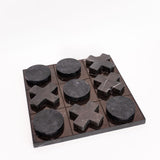 Petrified Wood Tic Tac Toe Set