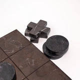 Petrified Wood Tic Tac Toe Set
