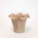 Handcrafted Ruffle Pot