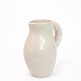 Twisted Handle Ceramic Pitcher