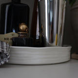 Shallow Ribbed Serving Bowl