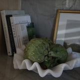 Ruffled Marble Bowl