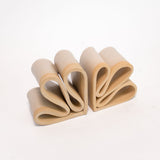 Handcrafted Looped Bookends - Set of 2