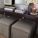 Dyer Skirted Storage Ottoman