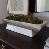 Large Rectangular Marble Bowl