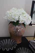 Terracotta Floral Vase