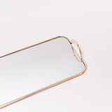 Gold Trim Mirrored Tray