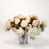 Hammered Ice Bucket - Silver