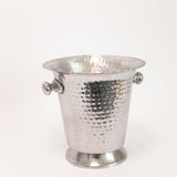 Hammered Ice Bucket - Silver