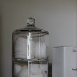 Stacked Glass Canister