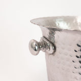 Hammered Ice Bucket - Silver