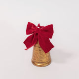 Gold Bell with Red Bow