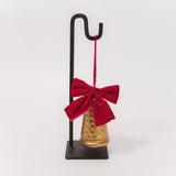 Gold Bell with Red Bow