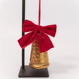 Gold Bell with Red Bow