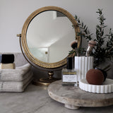 Statement Gold Tabletop Mirror