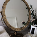 Statement Gold Tabletop Mirror