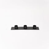 Three Candle Iron Taper Holder