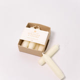 4" Taper Candles - Set of 8 - Ivory