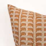 Block Print Linen Blend Pillow - 24"x24"