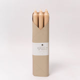 12" Taper Candles - Set of 6 - Tan