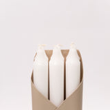 12" Taper Candles - Set of 6 - White