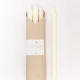 12" Taper Candles - Set of 6 - Ivory