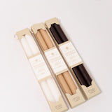 12" Taper Candles - Set of 2 - Brown