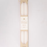 12" Taper Candles - Set of 2 - White