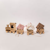 Vintage-Inspired Brass Train