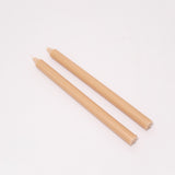 12" Taper Candles - Set of 2 - Tan