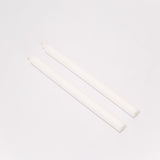 12" Taper Candles - Set of 2 - White