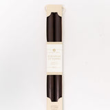 12" Taper Candles - Set of 2 - Brown