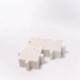 Quartz Puzzle Piece Boxes - Set of 3