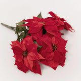 Faux Poinsettia Plant