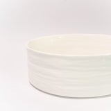 Large Ribbed Serving Bowl