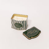 Checkered Tin Candle - Fresh Balsam