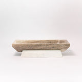 Large Rectangular Marble Bowl