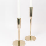 Gold Taper Holders - Set of 2