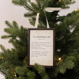 A Wonderful Life Ornament