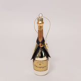 Champagne Bottle Ornament - 2 Colors